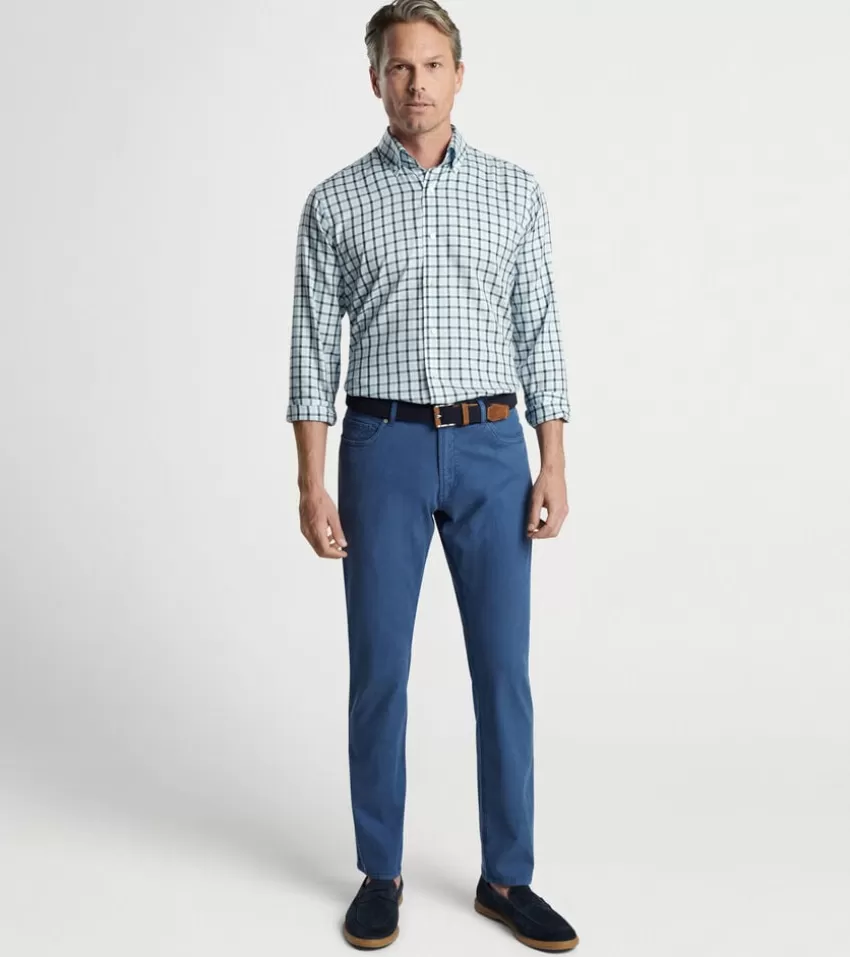 Peter Millar Sport Shirts^Combe Cotton Sport Shirt BROOKBLUE
