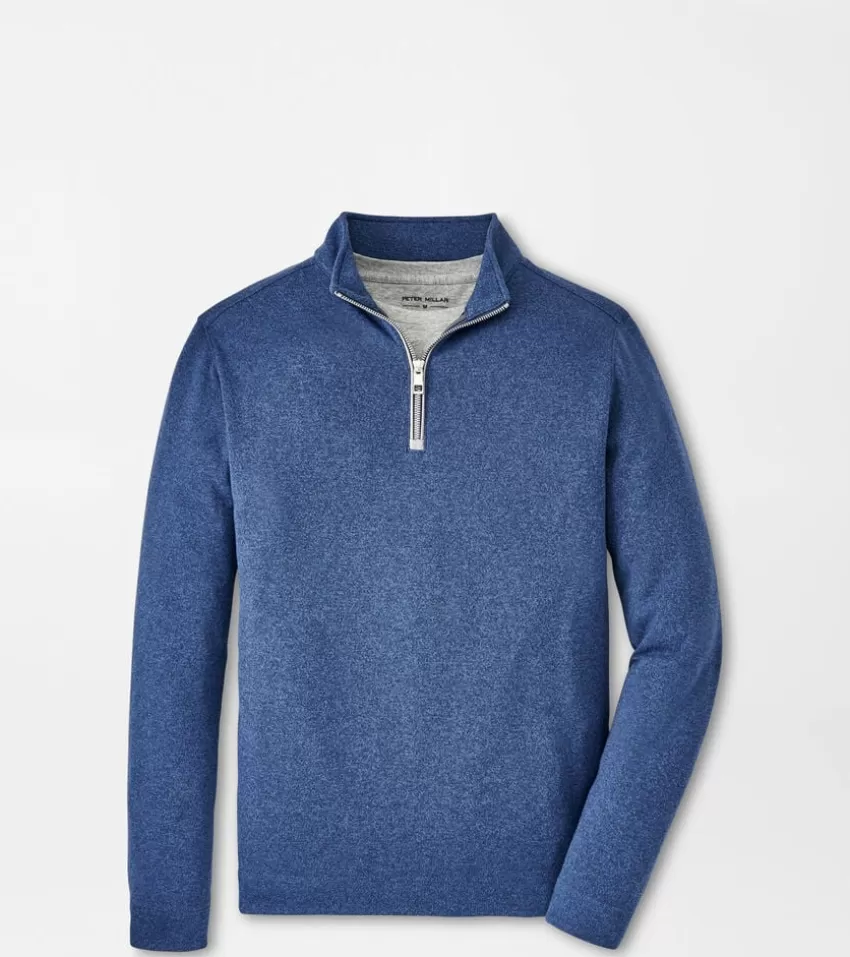 Peter Millar Pullovers^Crown Sweater Fleece Quarter-Zip Currant