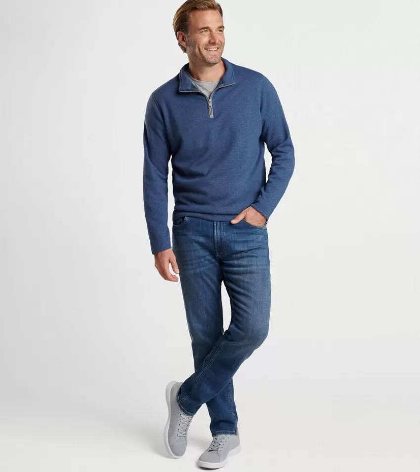Peter Millar Pullovers^Crown Sweater Fleece Quarter-Zip Currant