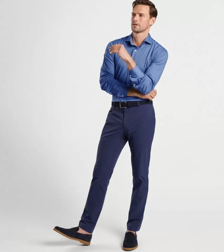 Peter Millar Sport Shirts^Lake District Excursionist Flex Sport Shirt Navy