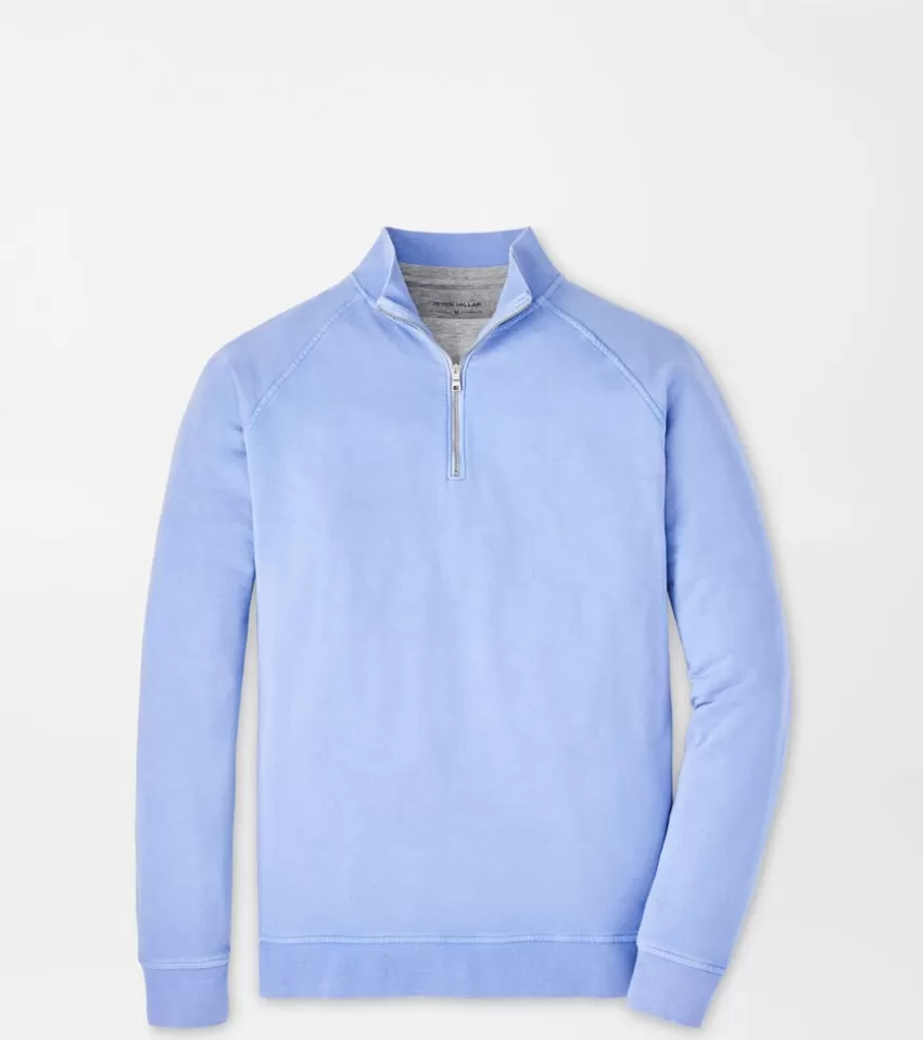 Peter Millar Pullovers^Lava Wash Quarter-Zip BurntOrange