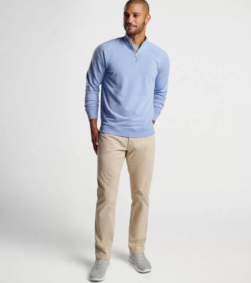 Peter Millar Pullovers^Lava Wash Quarter-Zip BurntOrange