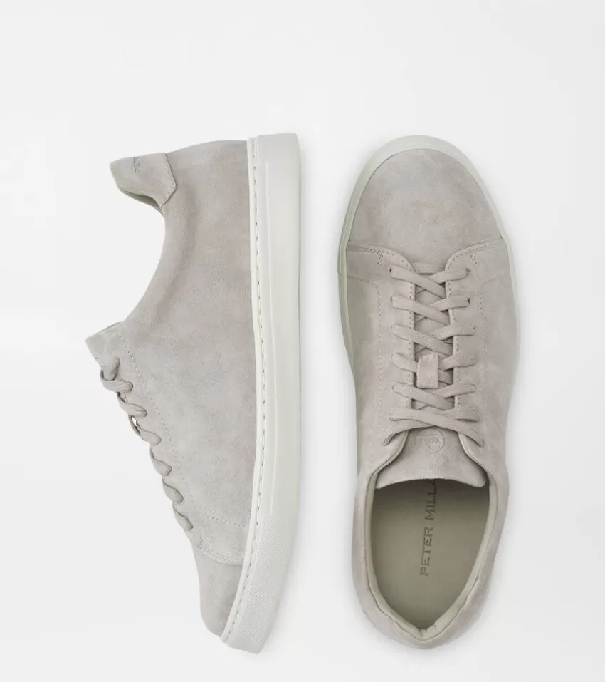 Peter Millar Shoes & Accessories^Vantage Lite Suede Sneaker PearlGrey