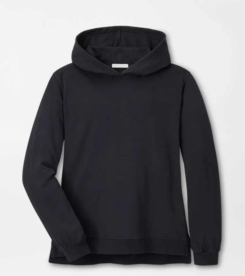 Peter Millar Pullovers & Layers^Women's Lava Wash Relaxed Hoodie Black